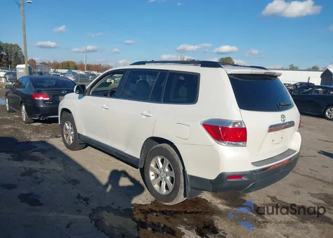2012 Toyota Highlander Base V6 from USA, damaged, VIN 5TDZK3EH0CS069984